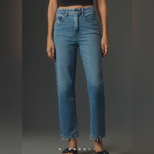 Good American Good Boy High Rise Straight Leg Jeans